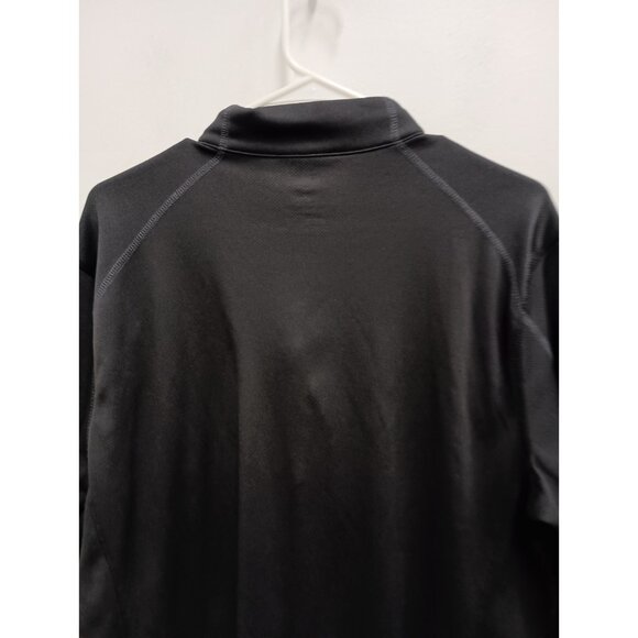 Spyder Mens Sweater Size Large Black 1/4 Zip Long Sleeve Pullover Outdoor - Picture 8 of 8